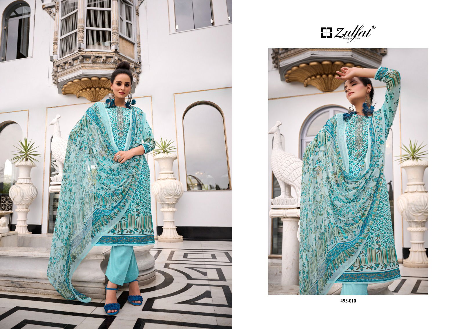 Kanikaari By Zulfat Cotton Dress Material Catalog